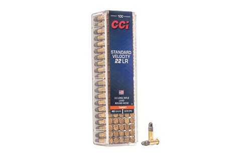 Ammunition CCI Ammunition Standard Velocity 22LR CCI 22LR STANDARD VELOCITY 100/5000 • Model: Standard Velocity